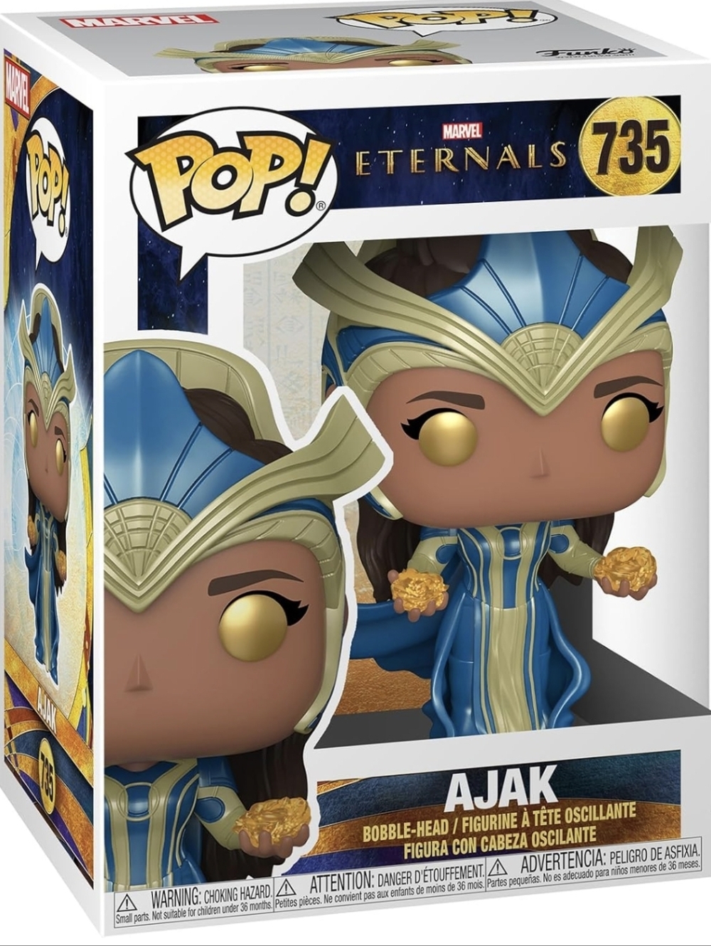 Marvel Eternals Funko Pop 735 Ajak. NWT.